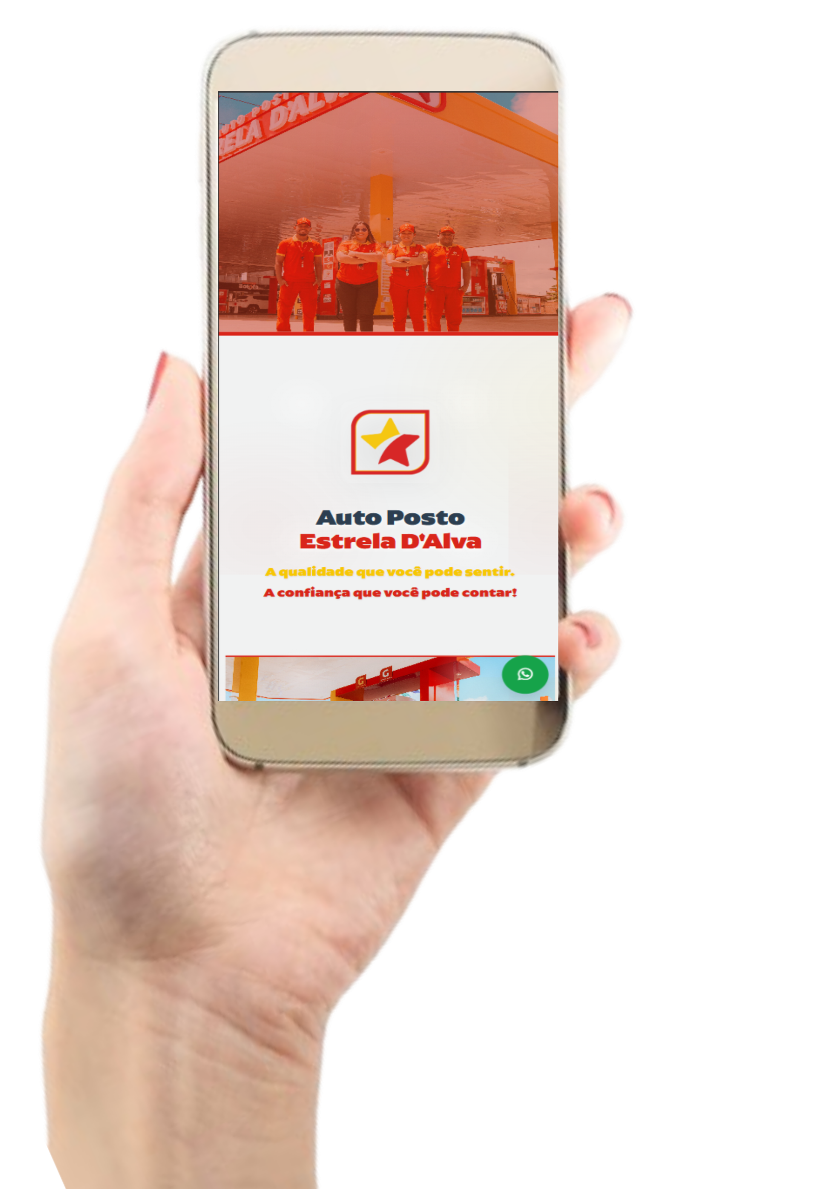 Posto Estrela D'Alva no celular